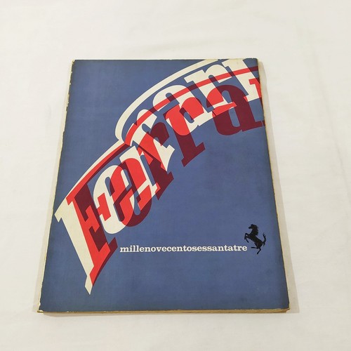 Ferrari annuario 1963 - annuario,