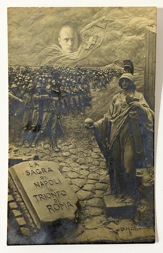 Fotocartolina fascismo 1922 - fotocartolina,
