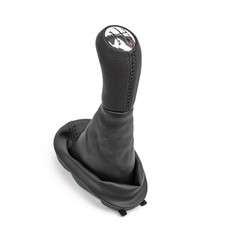 Pomello Leva del Cambio per Dacia Logan Wind Sandero 5 Marce Nero con Cuffia