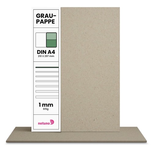 20x cartone grigio formato - , a4