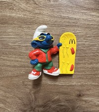 Puffi Puffo Snowboard  Sciatore -NEVE- Smurf McDonald's  - Pejo © 96 MC Donald's
