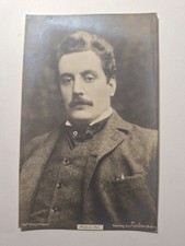 Cartolina 1905 Giacomo Puccini ritratto, Fratelli Künzli Torino Bertieri