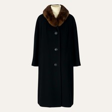 Cappotto nero 100% cashmere