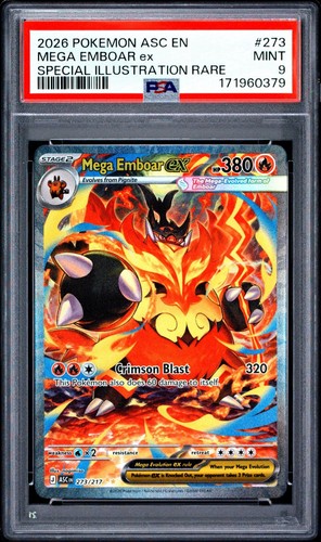 Pokémon tcg mega emboar - emboar, ex