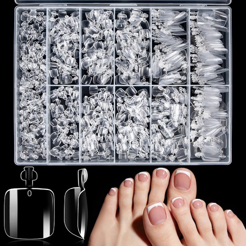 550 pezzi unghie - 550, piedi