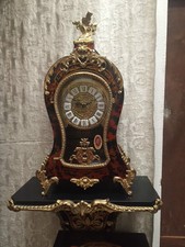 orologio in stile Boulle con mensola 