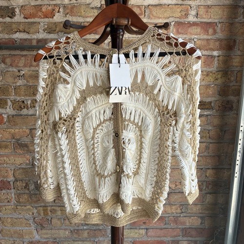 Zara maglione cardigan - , frange