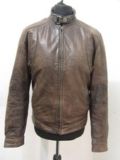 GIACCA BOMBER BIKER VINTAGE IN
