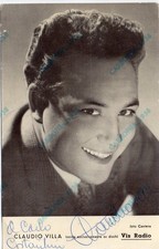 AUTOGRAFO  CANTANTE CLAUDIO