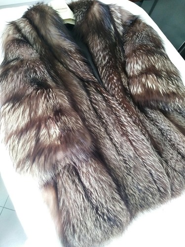 Pelliccia volpe argentata - pelliccia,
