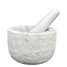 White Marble Mortar Carrara