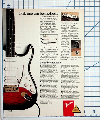 Pubblicità rivista chitarra