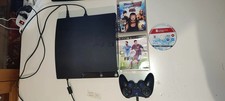 console playstation slim ps3 120 gb sony + controller + 3 giochi working