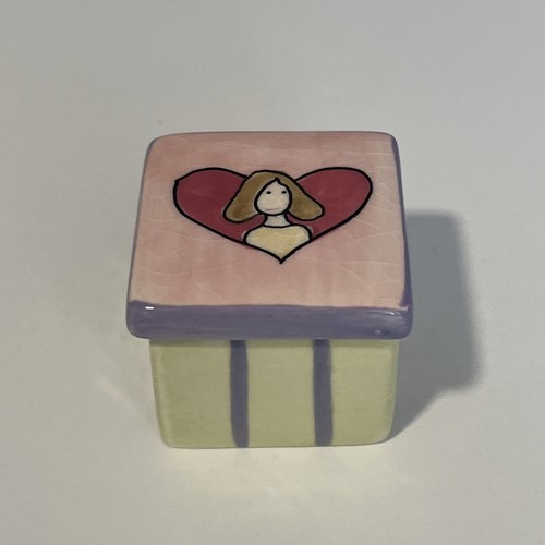 Russ ceramic trinket box small - trinket,