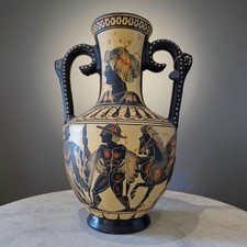 Anfora in ceramica decorata in stile greco 440 B. C. Periodo Classico Greco