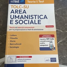 Libro - Editest TOLC-SU Area Umanistica E Sociale. Teoria Ed Esercizi Commentati