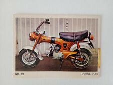 FIGURINA AUTO E MOTO SUPER RAF 1972 HONDA DAX n 20 OTTIMA DA RECUPERO