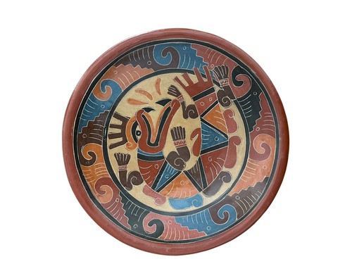 Piatto ceramica arte popolare