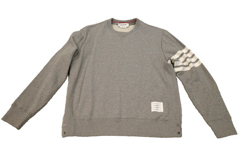 Felpa thom browne grigio lupo - grigio,