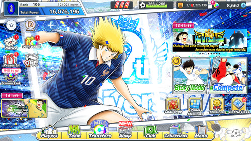 Captain tsubasa dream team - team, eu