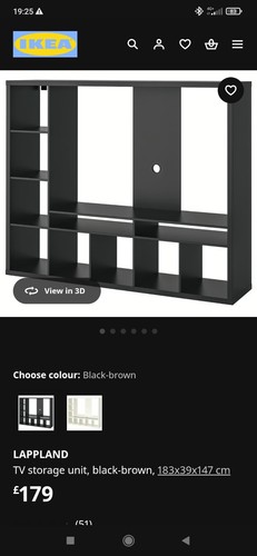 Mobile ikea nero opaco pari - ikea,