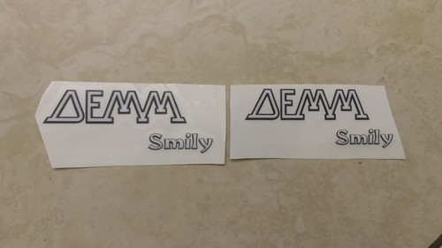 Demm smily coppia adesivi - demm,