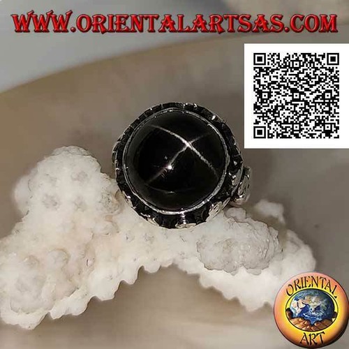 Anello argento 925 - anello, black