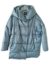 ZARA donna blu puffer coat