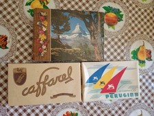 Lotto scatole Perugina Caffarel in cartoncino d'epoca