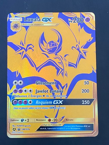 Carte pokemon lunala sm103a - carte, gx