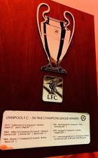 Muro Trofeo Champions League: - Regalo per uomo, compleanno, natale, festa del papà