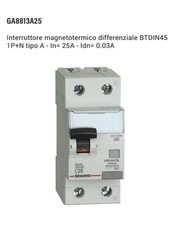 BTicino GA8813A25 Interruttore