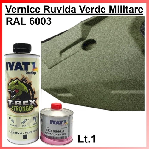 Vernice verde militare ruvida - vernice,