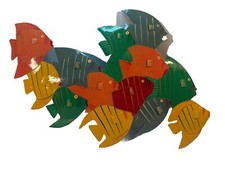 Decorazione parete pesci