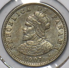 Panama 1907 1/2 Centesimo
