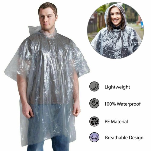 Poncho trasparente adulto - trasparente,