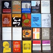 PAUL TILLICH: 20 Book Lot