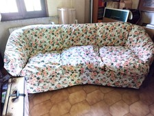 divano vintage prima metà '900, con fodera