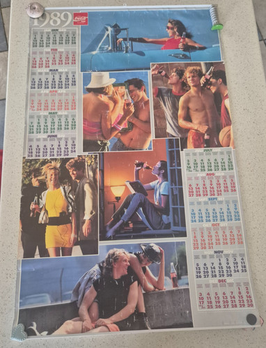 Calendario grande poster x - calendario,