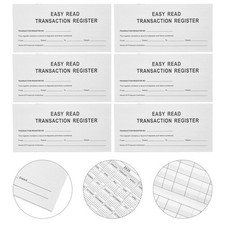 6 Libri Libretto Assegni