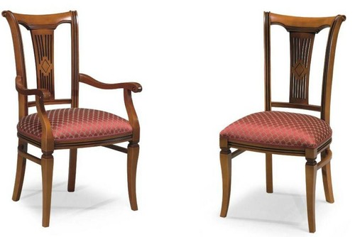 Sedia capotavola legno - in,