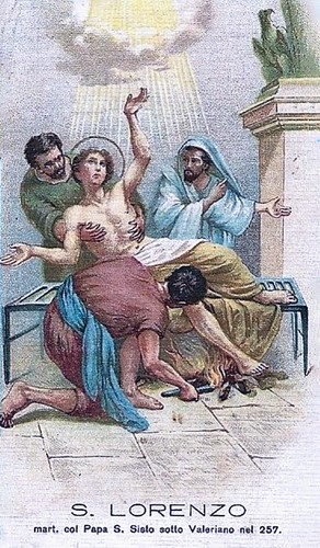 Santino holy card san lorenzo - santino,