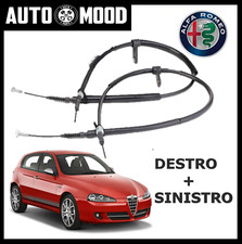 KIT 2 CAVO FUNE FILO FRENO A MANO DESTRO SX SINISTRO SX ALFA ROMEO 147 156