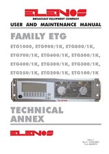 USER AND MAINTENANCE MANUAL