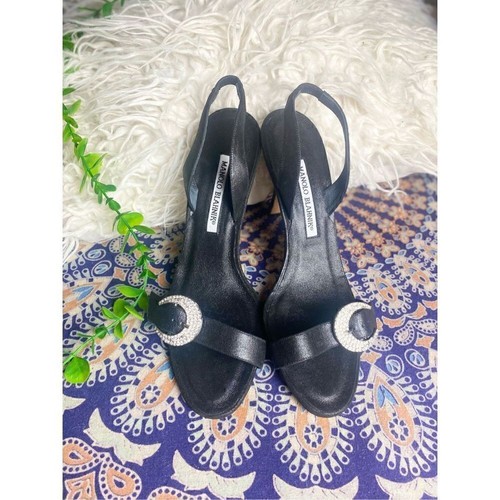 Manolo blahnik tacco fibbia - manolo,