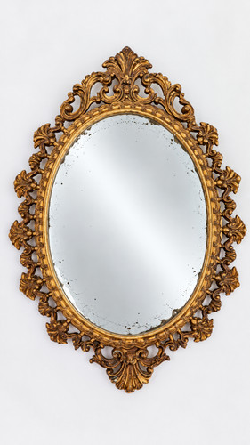 Specchio parete ovale - specchio,