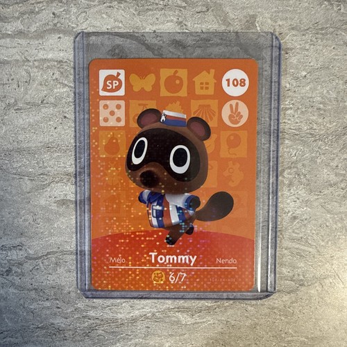 Tommy 108 animal crossing card - tommy,