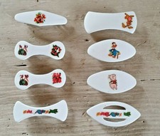 Lotto di 8 fermagli fermacapelli in plastica per bambina Vintage
