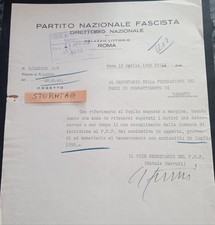 Direttorio Nazionale PNF Palazzo Littorio  Roma