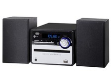 TREVI Mini Hi-Fi Stereo 20 Watt Wireless con Lettore CD USB e AUX Nero 0H10F600